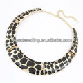 cheap exaggerated alloy sweater leopard choker snake design costume necklace